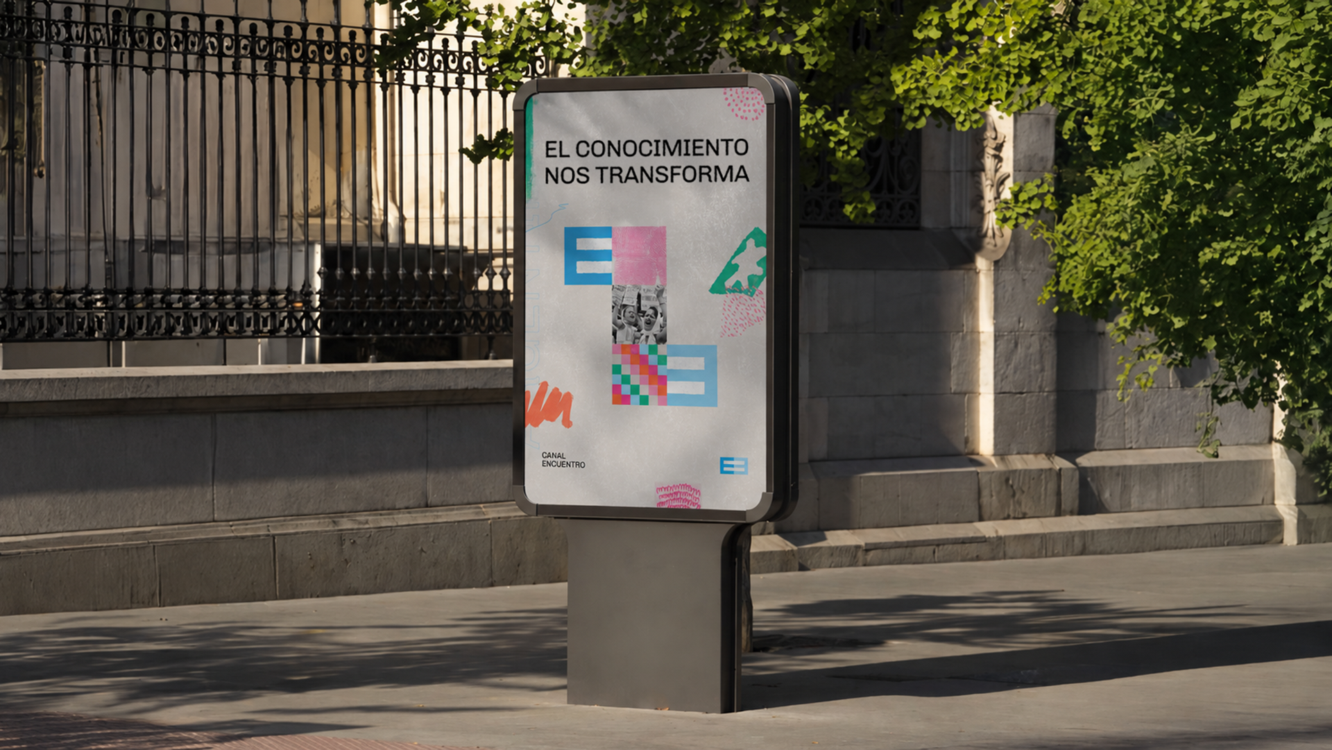 Visual content from Canal Encuentro, a case study by The Negra.