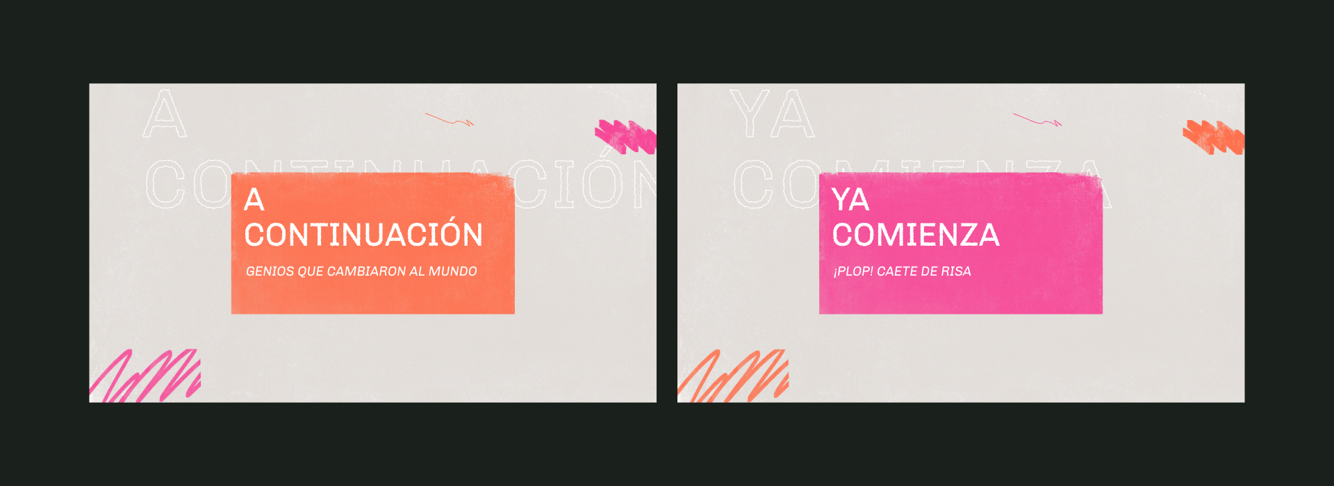 Visual content from Canal Encuentro, a case study by The Negra.