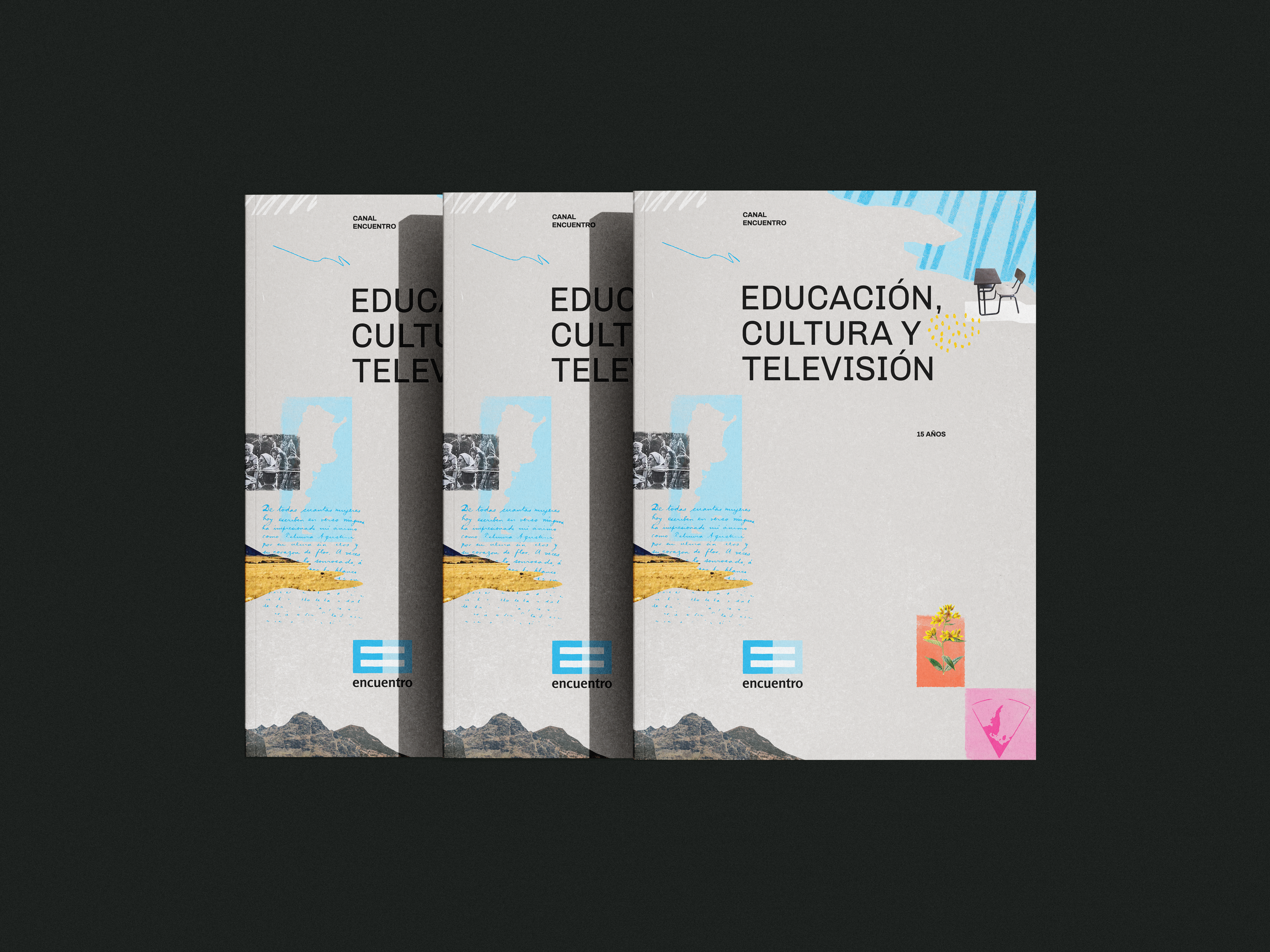 Visual content from Canal Encuentro, a case study by The Negra.