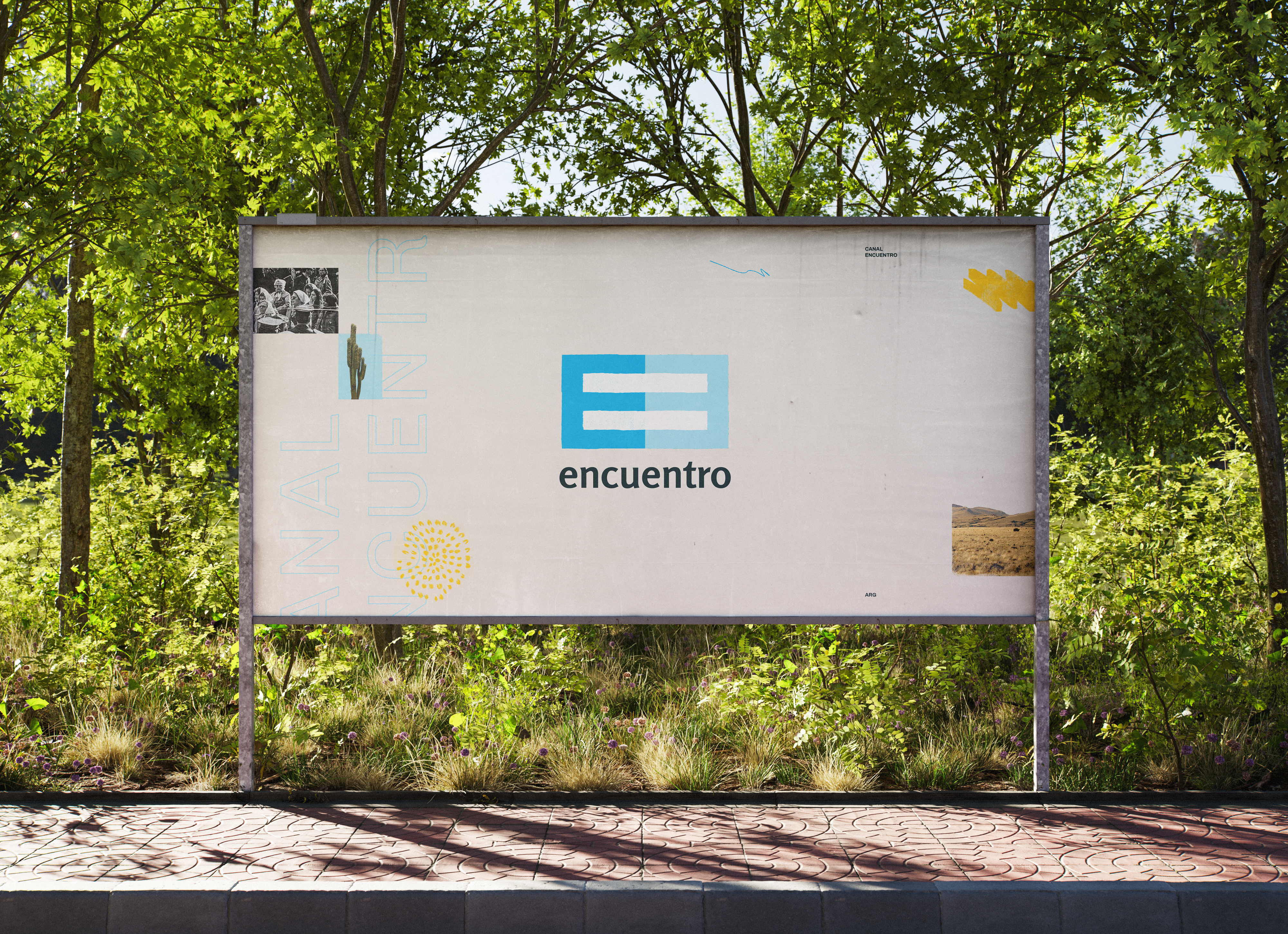 Visual content from Canal Encuentro, a case study by The Negra.