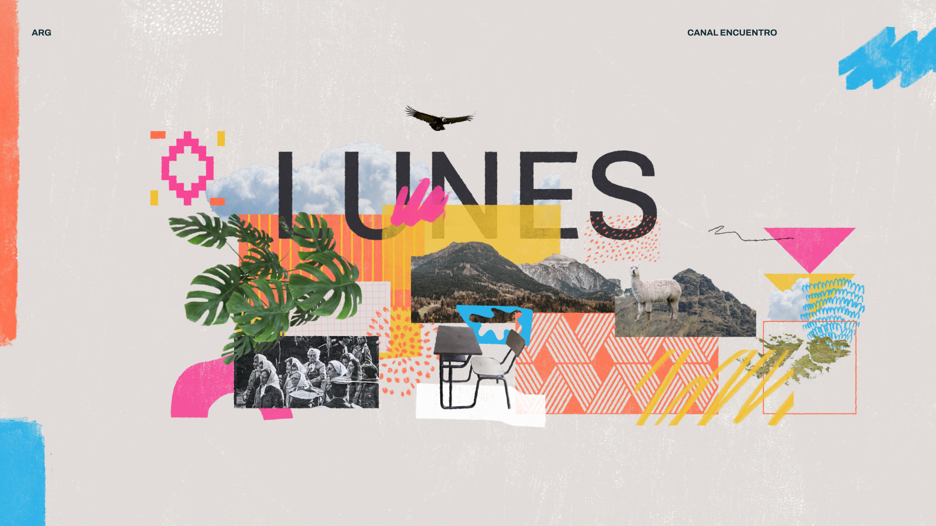 Visual content from Canal Encuentro, a case study by The Negra.