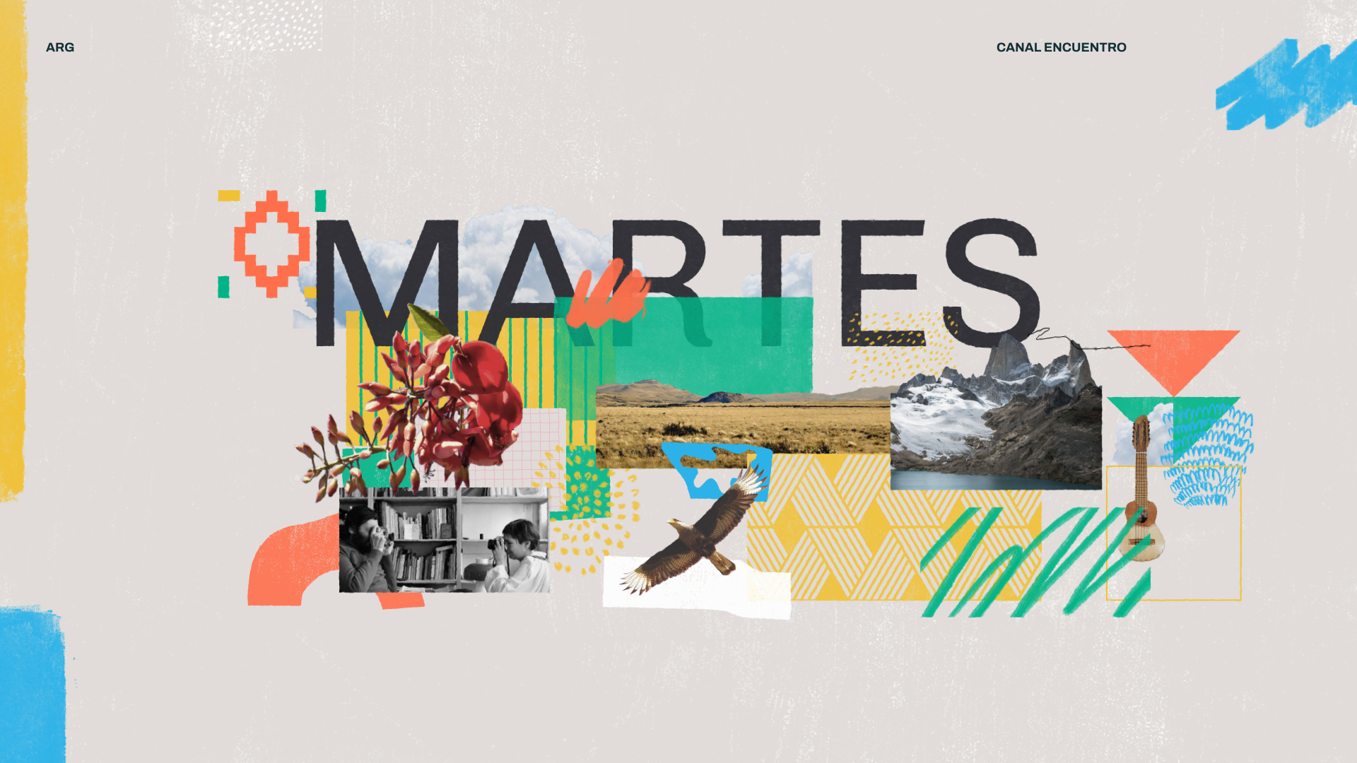 Visual content from Canal Encuentro, a case study by The Negra.